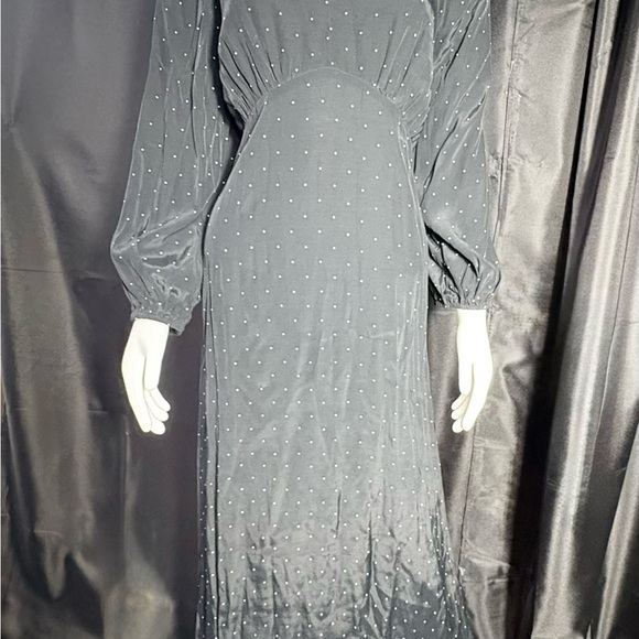 Andis Dresses & Skirts - NWT A New Day Black Polka Dot Maxi Dress Sweetheart Neck XL